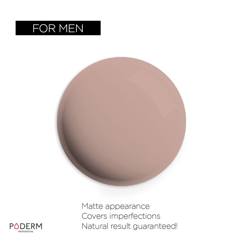 Poderm color care nail polish for men