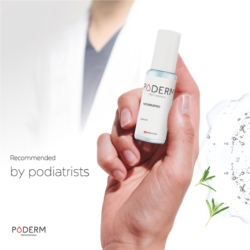 Treating a plantar wart poderm solution recommended by podiatrists