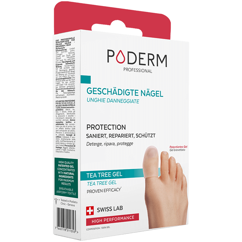 Zehenkappe Gel Teebaumöl Nagelpilz Poderm