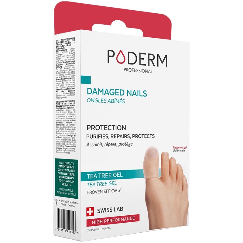 Toe cap gel tea tree nail fungus Poderm