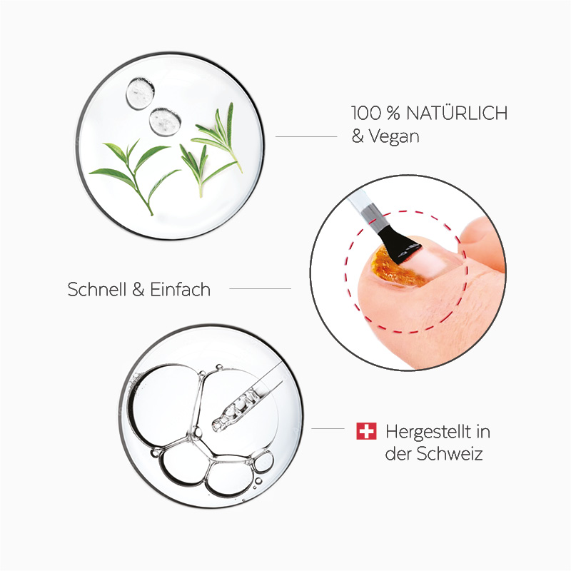 poderm booster natürliche Behandlung Nagelpilz