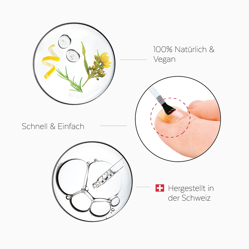 gelbe beschädigte nägel serum