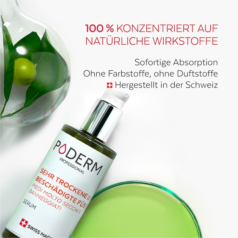 Serum für trockene und geschädigte Füße Inhaltsstoffe